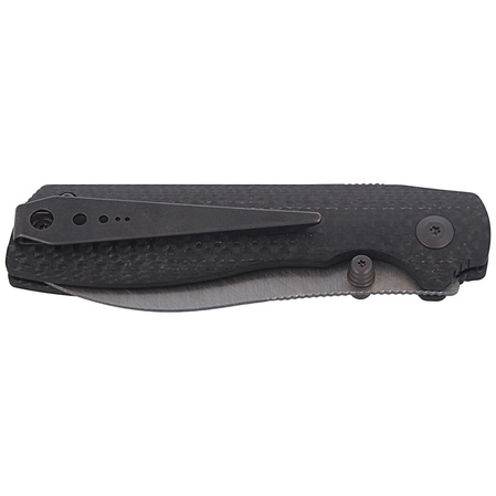 Nóż składany Sandrin Knives Torino V2 Carbon Fiber, Polyhedral Tungsten Carbide 71HRC