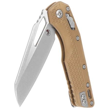 Microtech MSI S/E Knife Dark Earth Tri-Grip Polymer, Stonewashed M390MK by Tony Marfione (210T-10PMDE)