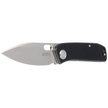 Kubey Knife Hyde, Black G10, Sand Blasted 14C28N by Colin Maisonpierre (KU2104A)