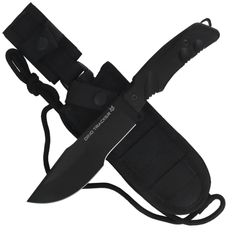 Nóż FOX Dino Tracker Black Forprene, Black N690Co by Black Roc Knives (FX-9CM08 B)