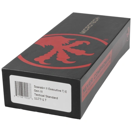 Nóż automatyczny OTF Microtech Scarab II Gen III Executive T/E Black Aluminium, Tactical Black DLC M390MK by Tony Marfione (1177-1T)