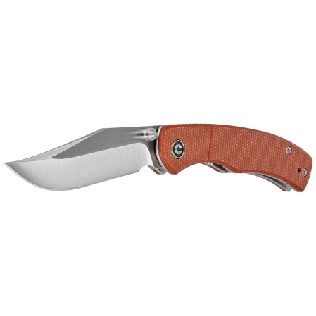 Nóż składany Civivi Clingman Brown Canvas Micarta, Satin Nitro-V by Taylor Martin Best Damn EDC (C23065-3)