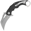 Nóż składany Kubey Wrath Black G10, Beadblasted 14C28N by MUZI Design (KU261A)