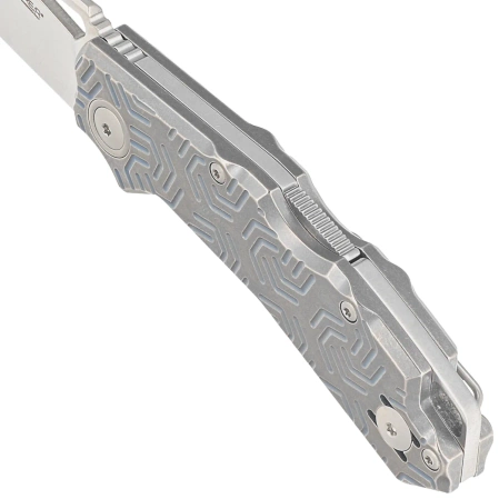 Nóż składany Viper Alfa Gray/Blue Titanium, Satin MagnaCut by Simone Tonolli (V6020TI3DBL)