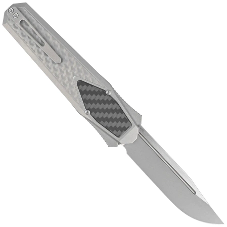 Nóż grawitacyjny Remette Swordfish Titanium / Carbon Fiber, Pearlescent M390 (ZL101B1)