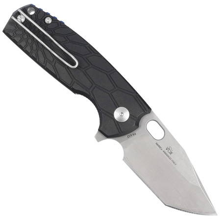 FOX Core Tanto Black FRN, Acid Stone Washed N690Co by Jesper Voxnæs knife (FX-612 BS)