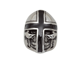 Tole 10 Imperial Skull Cross Helmet Ring Ø20 (16251-20)