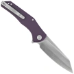 Kubey Flash Knife Purple G10, Satin San Mai M2 (KU158P)