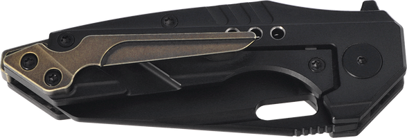 Nóż składany Bestech Nyxie 3 Black Titanium / Marble Carbon Fiber, Black DLC CPM S35VN by Todd Knife and Tool (BT2308D)