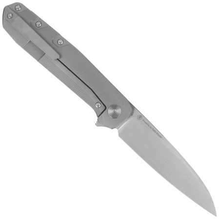 Nóż składany Bestech 9 Bead Blasted Titanium, Satin M390 by BrrKnives (BT2408A)