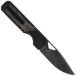 Nóż składany Kizer Militaw Black Titanium / Dark Matter Gold Fat Carbon, Black Mirror Finish / DLC S45VN by Jonathan Styles (Ki3634A3)