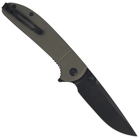 CIVIVI Badlands Vagabond OD Green FRN, Black Stonewashed (C2019B)