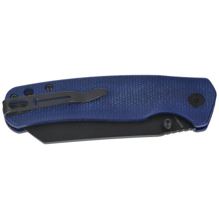Nóż składany Bestechman Cicada's Wing-TL Blue Canvas Micarta, Black PVD 10Cr15CoMoV (BMK24-M-4)