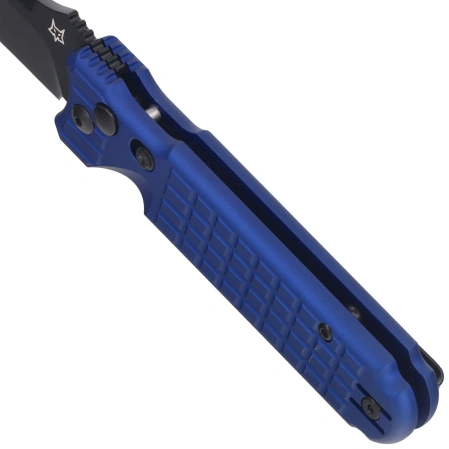 Nóż automatyczny Fox Predator II 2F Full Auto Blue Aluminium, Black Idroglider Hybrid Cryo (FX-448 AL BL)