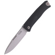 LionSteel Thrill Knife Black Aluminum, Satin M390 by Molletta (TL A BS)