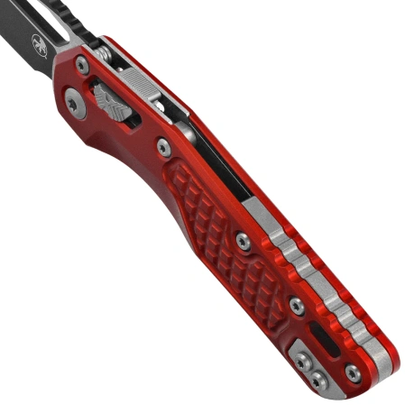 Nóż składany Microtech MSI S/E Merlot Frag Aluminium, Black M390MK by Tony Marfione (210-1FRMR)
