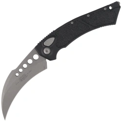 Microtech Hawk Auto Karambit Knife Black Aluminium, Apocalyptic M390MK by Tony Marfione (166-10AP)