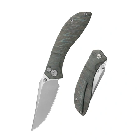 Nóż składany Kubey KB Knives Stingray Flamed Titanium, Beadblasted M390 by Bastards Knives (KB264B)