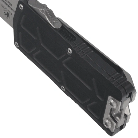 Microtech Exocet II D/E OTF Knife Black Aluminum, Stonewashed M390MK by Tony Marfione (1157-10)