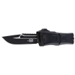 Microtech Combat Troodon Gen III Interceptor Signature OTF Knife Black Aluminum, Tactical M390MK by Tony Marfione (1217-1TS)