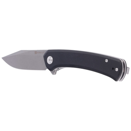 Sencut Knife Snap Black G10, Gray Stonewashed 9Cr18MoV (SA05B-V1)