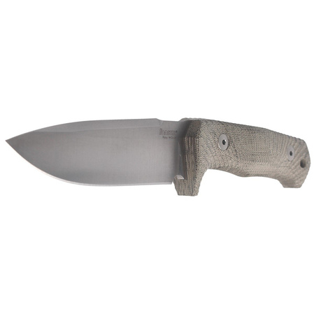 Nóż LionSteel Tactical Green Canvas Micarta, Satin Niolox by Molletta (T5 CVG)