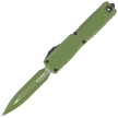 Microtech Ultratech Gen III ZBP D/E OTF Knife Cerakote Green Aluminum, Cerakote Green M390MK by Tony Marfione (1122-1GR-C20Z4)
