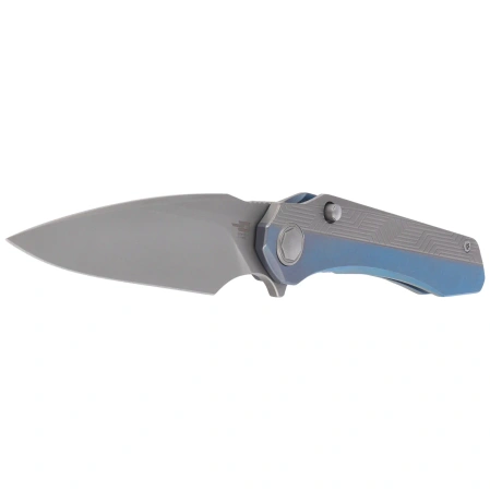 Bestech Wet Nellie Knife Blue/Grey Titanium, Fine Stonewashed MagnaCut by Kombou (BT2505A)