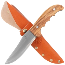 Muela Outdoor-12.OL Knife Olive Wood, Satin X50CrMoV15