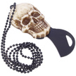 Martinez Albainox Skull Neck Knife, Black Blade (18698)