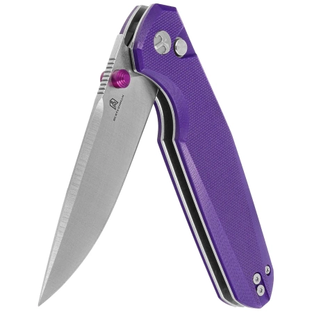 Nóż składany Bestechman Velix Purple G10, Satin/Stonewashed 14C28N by Ostap Hel (BMK07C)