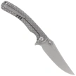 Nóż składany WeKnife Dracarys LE No ???/199 Gray Titanium, Stonewashed M390 (WE25061B-1)