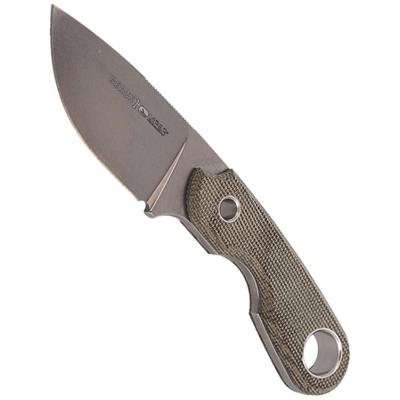 Viper Berus 1 Green Canvas Micarta, Stonewashed M390 by Tommaso Rumici Knife (VT4012CG)