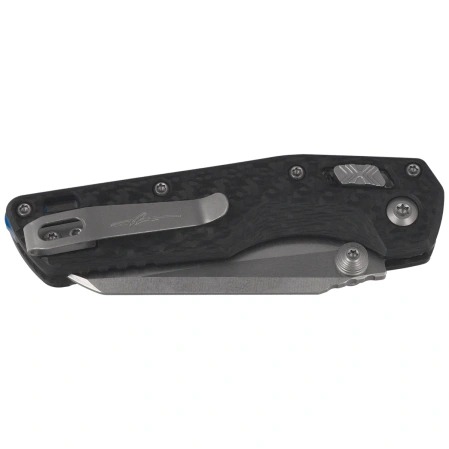 Nóż składany Microtech MSI Ram-Lok Mini S/E Marfione Select Slab Side Carbon Fiber, Stonewashed M390MK by Tony Marfione (210M-10MS9)