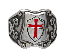 Pierścień Tole 10 Imperial Templar Cross Ring (16201)