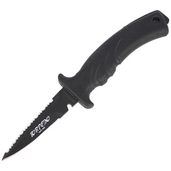 Nóż nurkowy MAC Torpedo 9 BE Black PP-TPE, Black Idroglider W 1.4060