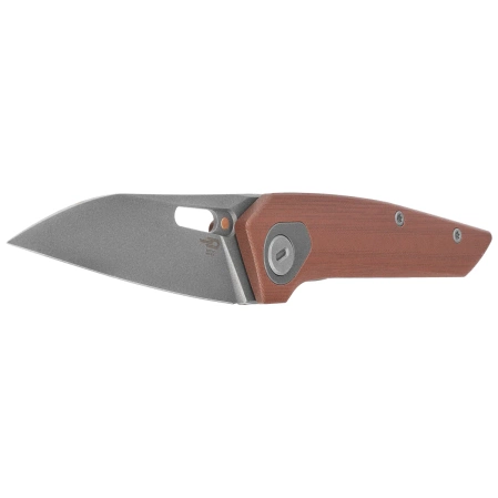 Nóż składany Bestech VK-Void Brown G10, Dark Bead Blasted / Stonewashed MagnaCut by Vulpex Knives (BG63D)