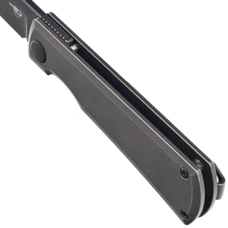 Bestech Bruv Knife Black Bronze Titanium, Black Stonewashed M390 by Galovic Design (BT2401B)