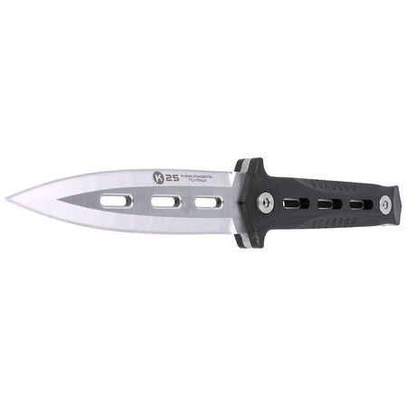 K25 Boot Knife Black G10, Satin (32556)