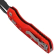 Microtech MSI S/E Knife Fluted Red Aluminum, Black M390MK by Tony Marfione (210-1FLRD)