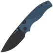 Kizer Glaux Knife Ink Blue Aluminum, Black PVD / Stonewashed 14C28N (V3801A3)