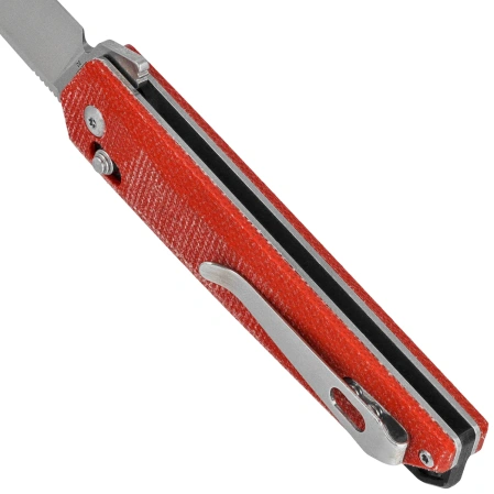Nóż składany Herbertz CJH Red Micarta, Satin D2 (10000589)