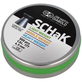 JSB SCHaK Light Weight Pellets 4.50 mm, 0.475 g, 500 pcs (001045-500)