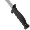 Muela 95-181 Black Rubber Knife, Satin 420H
