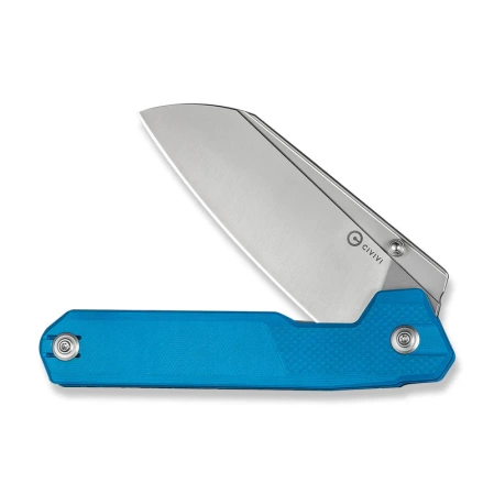 Civivi Hid Knife Blue G10, Satin 14C28N by Ostap Hel (C23008-5)