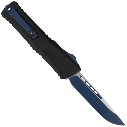 Nóż automatyczny OTF Microtech Combat Troodon Gen III S/E Black Aluminium, Navy M390MK by Tony Marfione (1143-1NASK)
