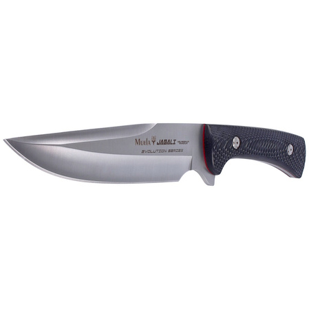 Muela Jabali Black Micarta, Satin 170mm (JABALI-17M)