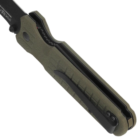 Fox Predator Evolution Automatic Knife OD Green FRN, Black Idroglider Niolox (FX-449 OD)