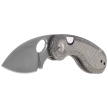 Kizer Microbe Knife Black Norplex UltreX Micarta, Satin 14C28N by Maksim Epifantsev (V2742A2)