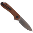 CIVIVI Knife Elementum Flipper Brown Micarta, Satin Finish (C907M)